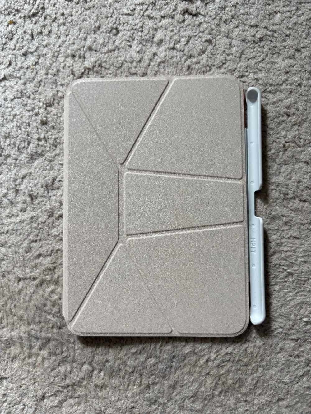 IPAD MINI MOFT CASE DYNAMIC FOLIO IN WHITE/TERRACOTA NWOT WITH PENCIL HOLDER